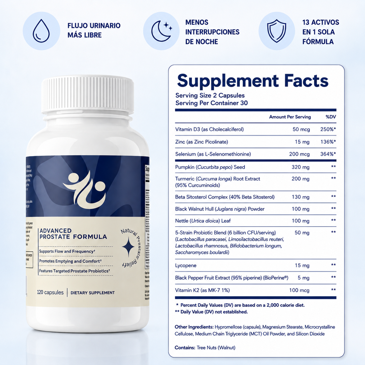 Protaflo™ Fórmula Natural para tu Próstata.