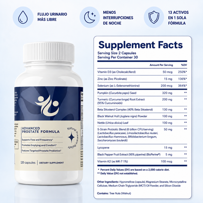 Protaflo™ Fórmula Natural para tu Próstata.